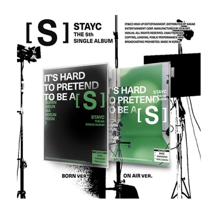 개봉앨범 포토카드 없음 / 스테이씨 (STAYC) - 싱글 5집 : S 버전  BORN
