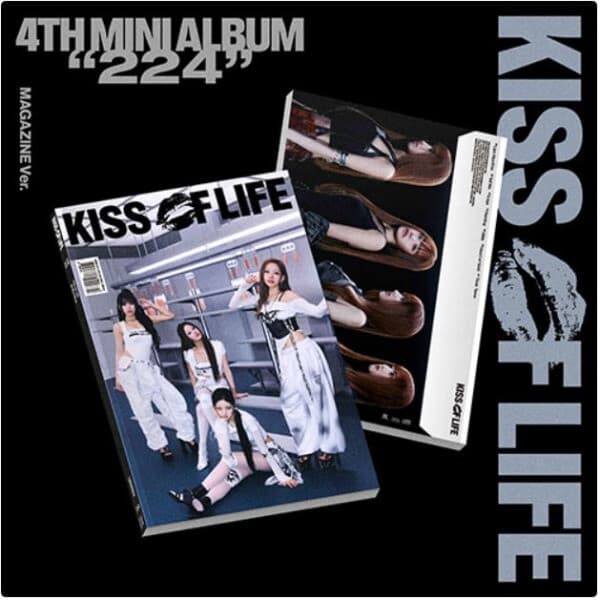 [중고]개봉앨범 포카 없음 / 키스오브라이프 (KISS OF LIFE) - 4th Mini Album 224 (Magazine Ver.)