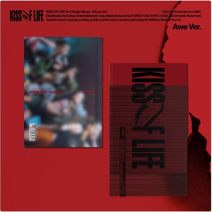[중고]개봉앨범 포카 없음 / 키스오브라이프 (KISS OF LIFE) - 2nd Single Album Who is she (Awe Ver.)