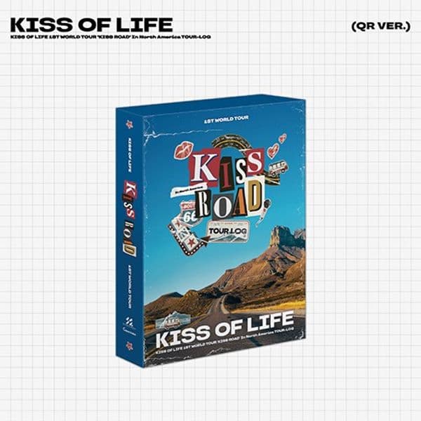 특전공식포토카드 QR 키스오브라이프 KISS OF LIFE 1ST WORLD TOUR KISS ROAD In North America TOUR LOG