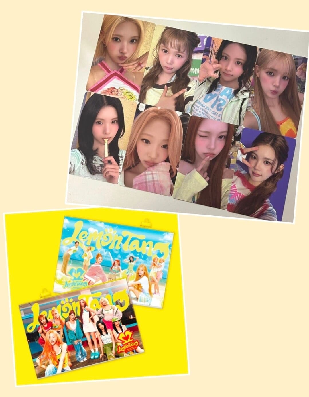 MAKESTAR 럭드 포카 메이크스타 럭키드로우 포토카드 포토북 Hearts2Hearts 하츠투하츠 미니 2집 레몬탱