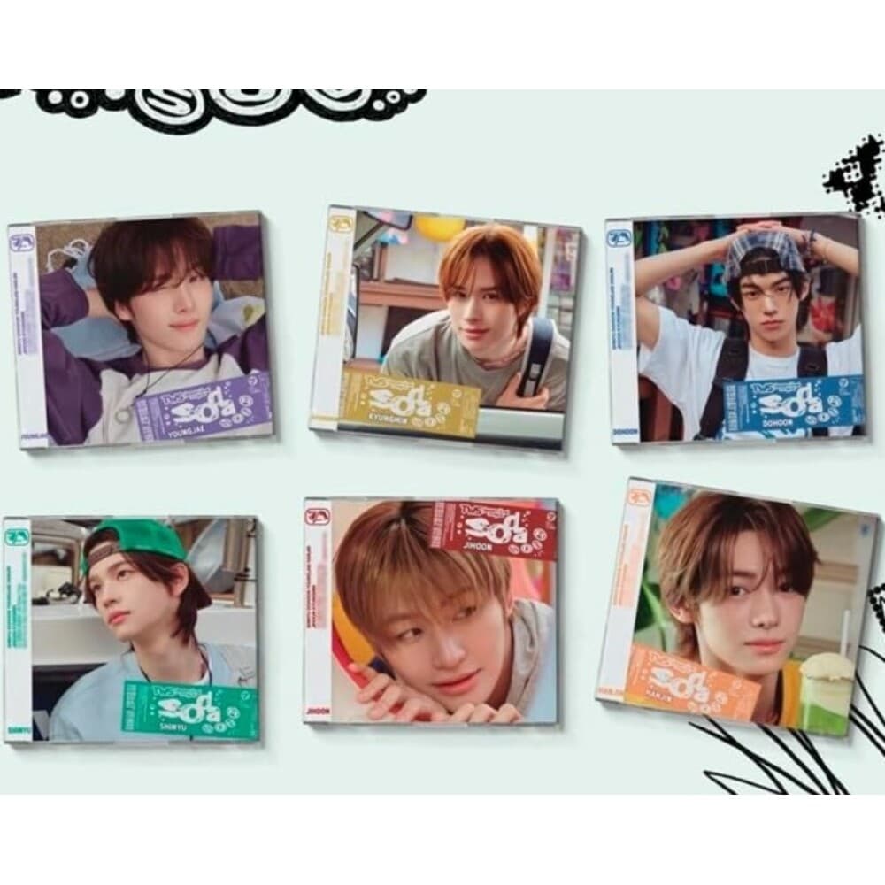 투어스 TWS 일본 앨범 개인반 6종세트+특전6종+봉입포카18장 SODA SODA