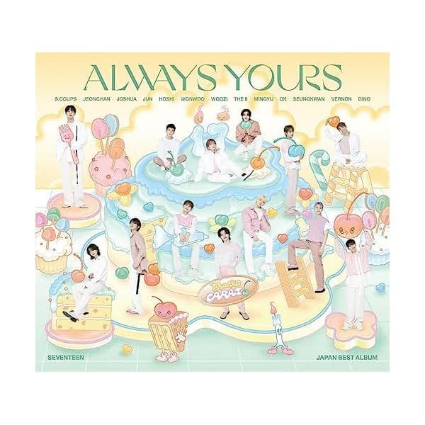 세븐틴 일본 베스트 앨범 CD - ALWAYS YOURS 초회한정판C (52P 포토북+포카)