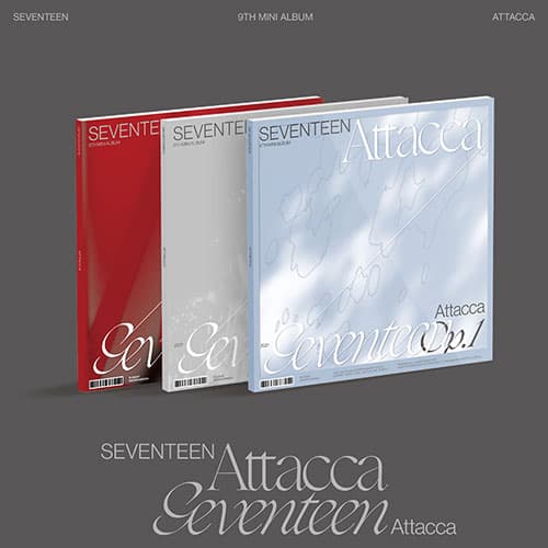 [개봉앨범  포토카드 없음 ] 세븐틴 (SEVENTEEN) - 미니9집 [Attacca] 포스트카드  포스터 미포함