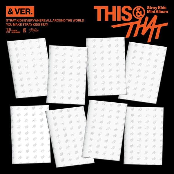특전 공식 포토카드 2종 스트레이 키즈 랜덤1종 미니앨범 THIS  THAT  VER.