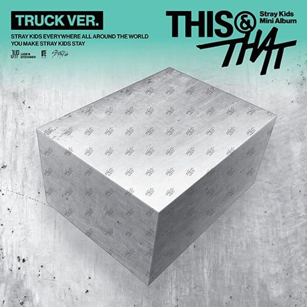 특전 공식 포토카드+접지포스터 스트레이 키즈 미니앨범 THIS  THAT TRUCK VER.(한정반)