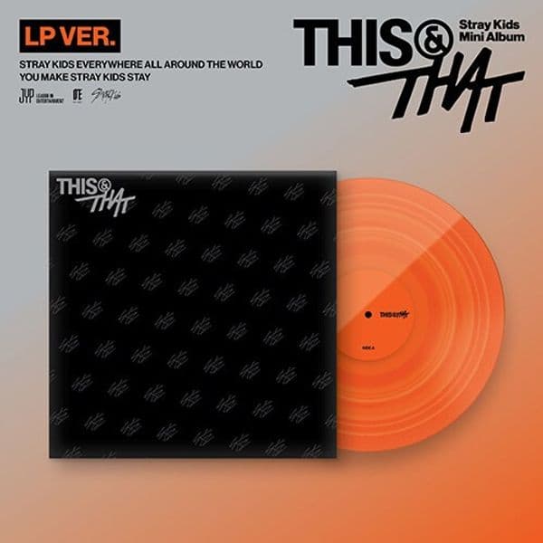 특전 공식 포토카드+포스터2종 스트레이 키즈 미니앨범 THIS  THAT LP VER.