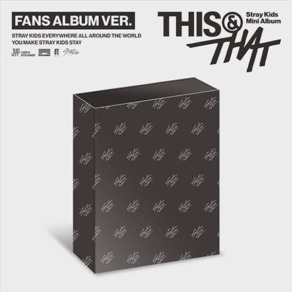 특전 공식 포토카드+접지포스터 스트레이 키즈 미니앨범 THIS  THAT FANS ALBUM VER.