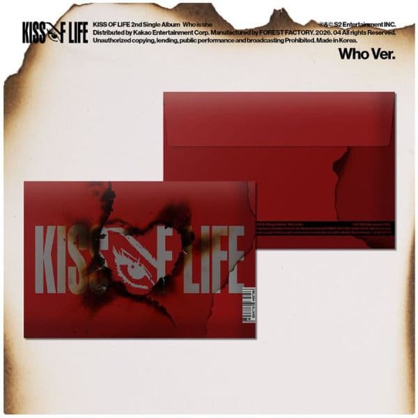 개봉앨범 포카 없음 / 키스오브라이프 (KISS OF LIFE) - 2nd Single Album Who is she (Who Ver.)