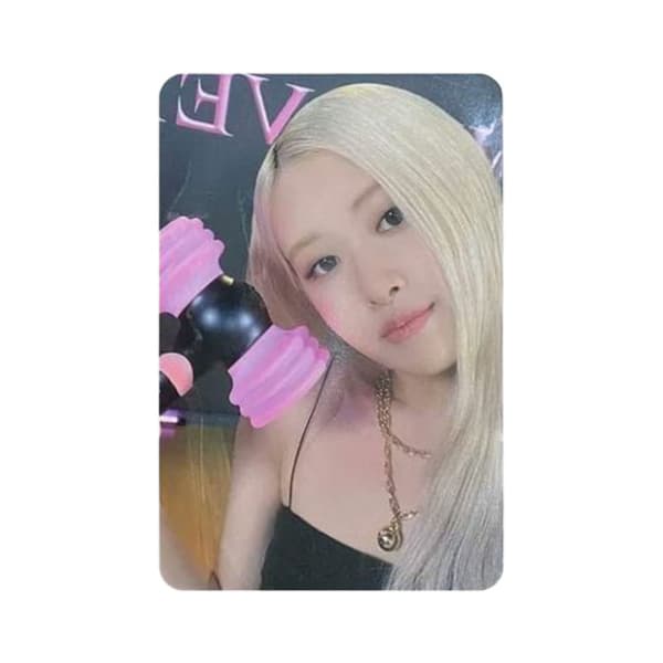 블랙핑크 공식 응원봉 특전 포카 포토카드 (로제) BLACKPINK LIGHTSTICK OFFICIAL PHOTO CARD ROSE