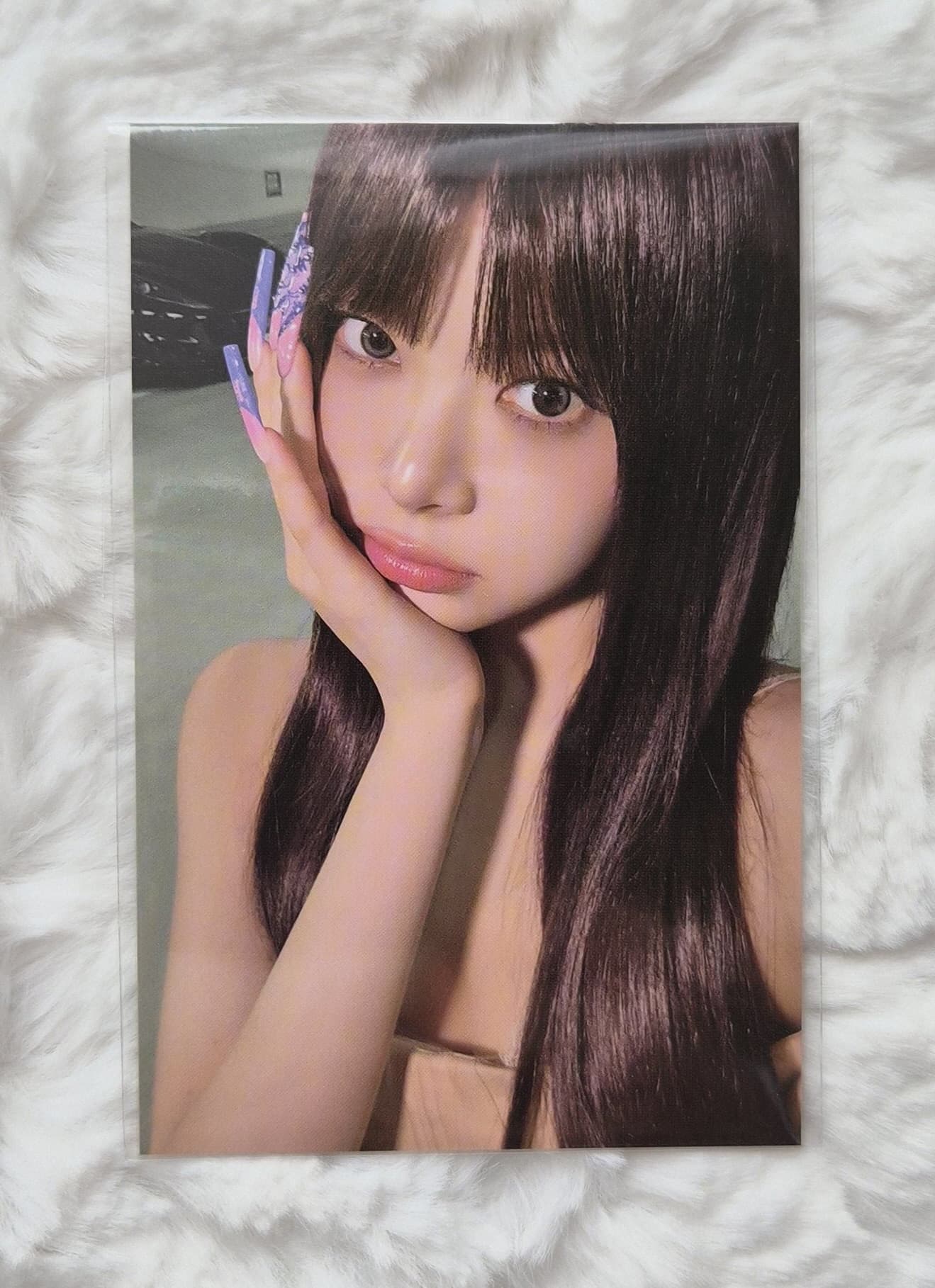 르세라핌 포카 퓨어플로우 파트1 붐팔라 팝업 엠디 특전 포토카드 홍은채