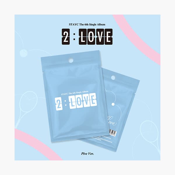 STAYC(스테이씨) - 싱글 6집 : 2:LOVE (PLVE ver.) - 카드팩+포토카드(랜덤 2종)+이미지 카드