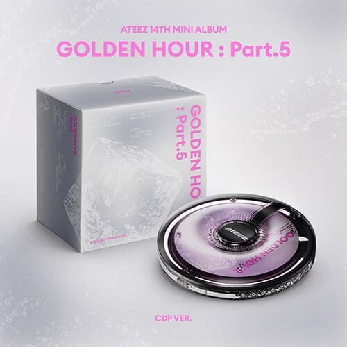 [CDP VER.] 에이티즈 미니 14집 GOLDEN HOUR Part.5 / 아웃박스+CD PLAYER+DISC+LYRIC BOOK(12P)+포토카드8종