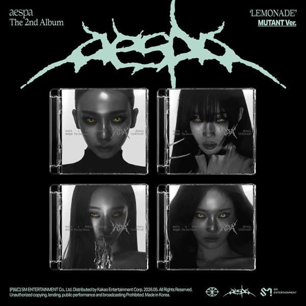 개봉앨범 포카 없음 / 에스파 aespa - LEMONADE (MUTANT Ver.) 닝닝 버전