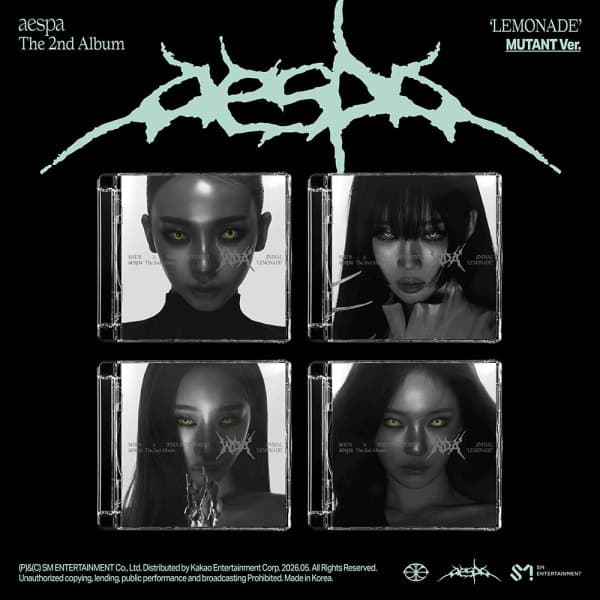 개봉앨범 포카 없음 / 에스파 aespa - LEMONADE (MUTANT Ver.) 카리나 버전