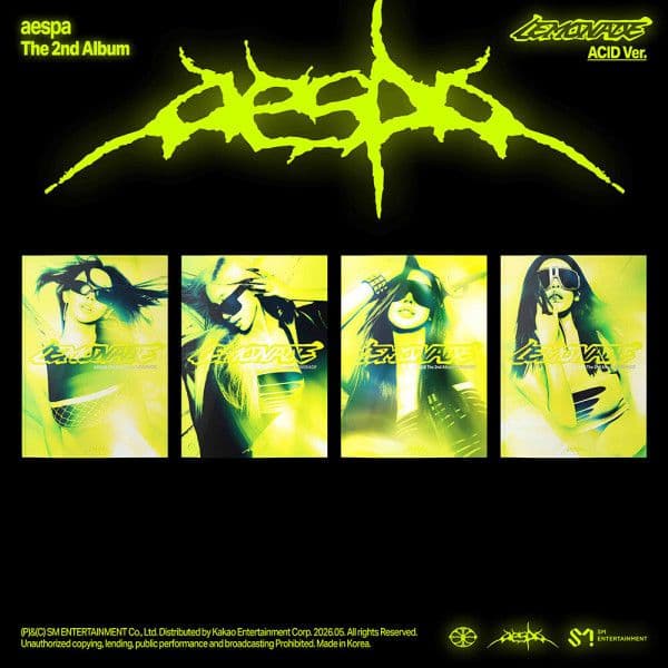 개봉앨범 포카 없음 / 에스파 aespa - LEMONADE (ACID Ver.) 윈터 버전