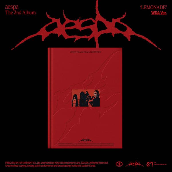 개봉앨범 포카 없음 / 에스파 aespa - LEMONADE (WDA Ver.)