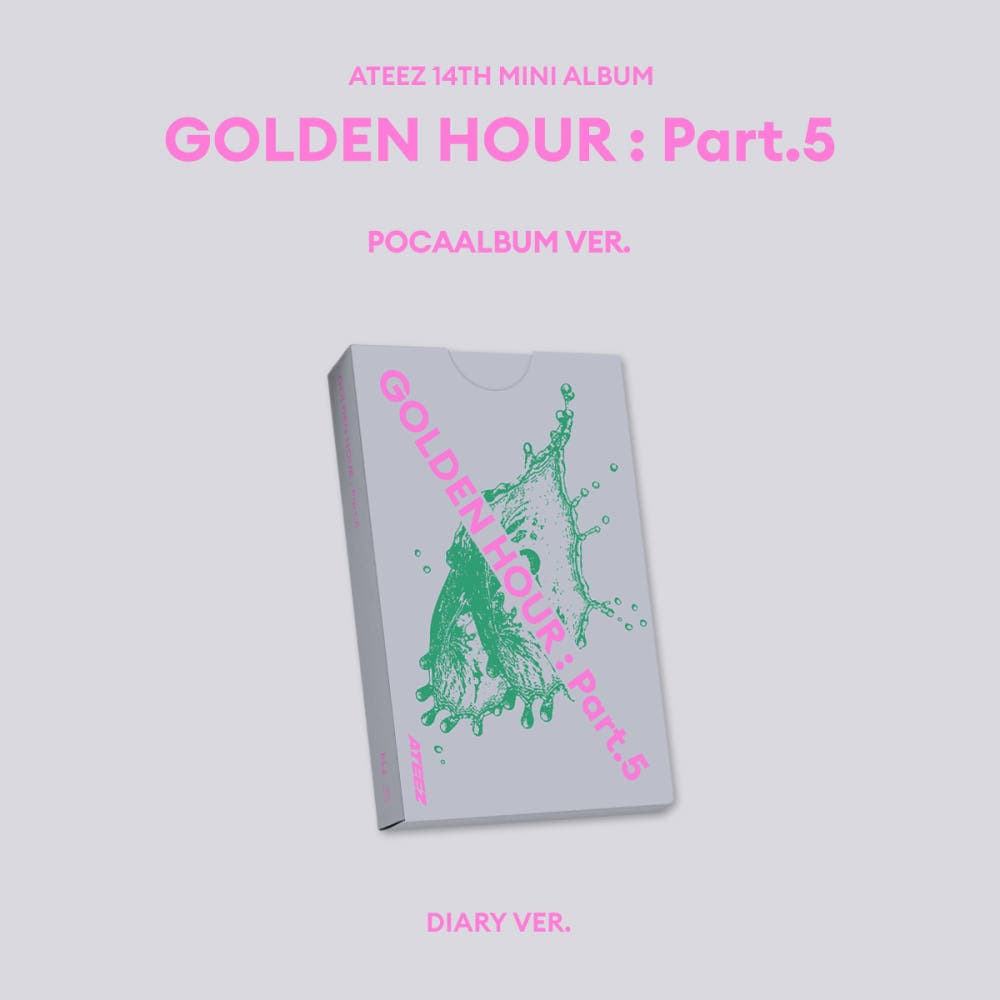 에이티즈 ATEEZ 14집 미니 앨범 GOLDEN HOUR 포카앨범 POCAALBUM Part.5 DIARY VER