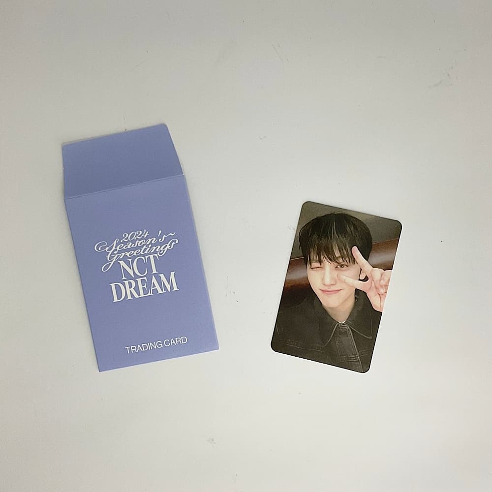 엔시티드림 재민 2024 시즌그리팅 포토카드 트레이딩카드 B_1 NCT DREAM JAEMIN 2024 SEASON’S GREETINGS PHOTOCARD B_1