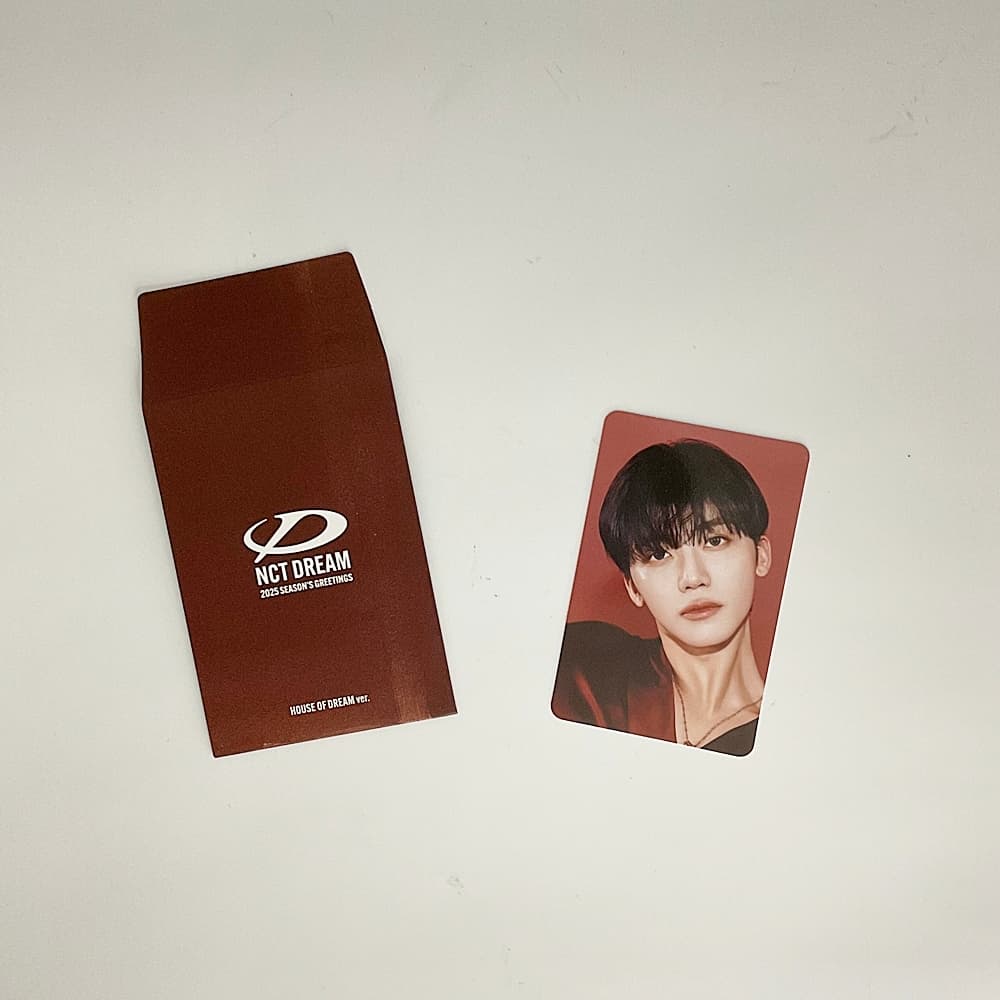 엔시티드림 재민 2025 시즌그리팅 포토카드 트레이딩카드 B_1 NCT DREAM JAEMIN 2025 SEASON’S GREETINGS PHOTOCARD B_1